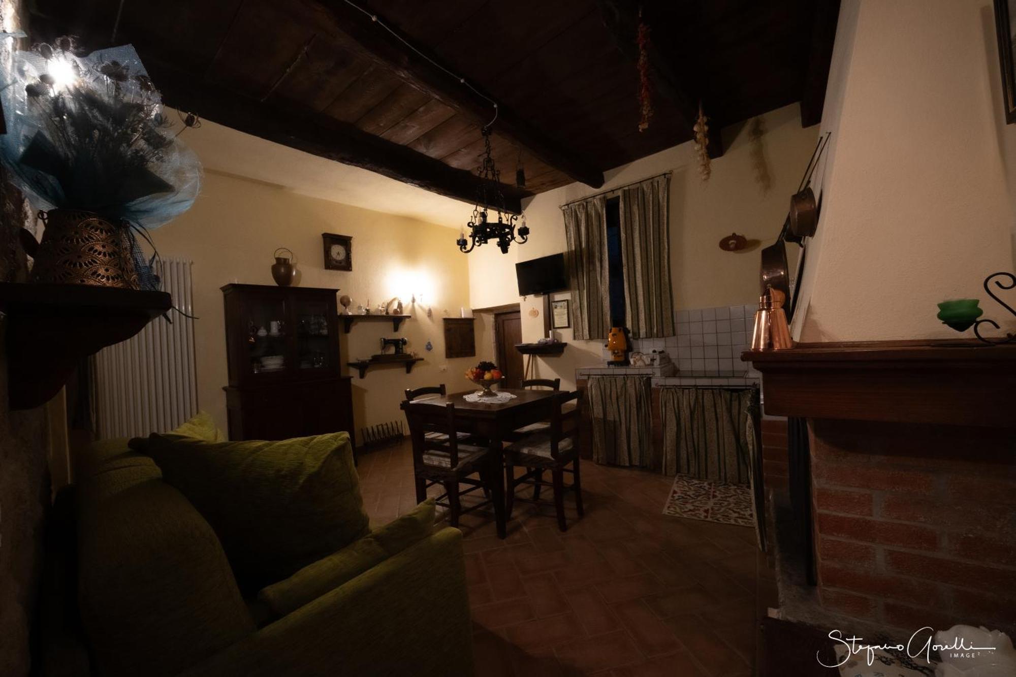 Ferienwohnung La Casa Del Puffo Santa Fiora Exterior foto